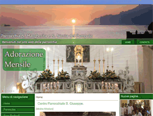 Tablet Screenshot of parrocchiasantamargherita.net